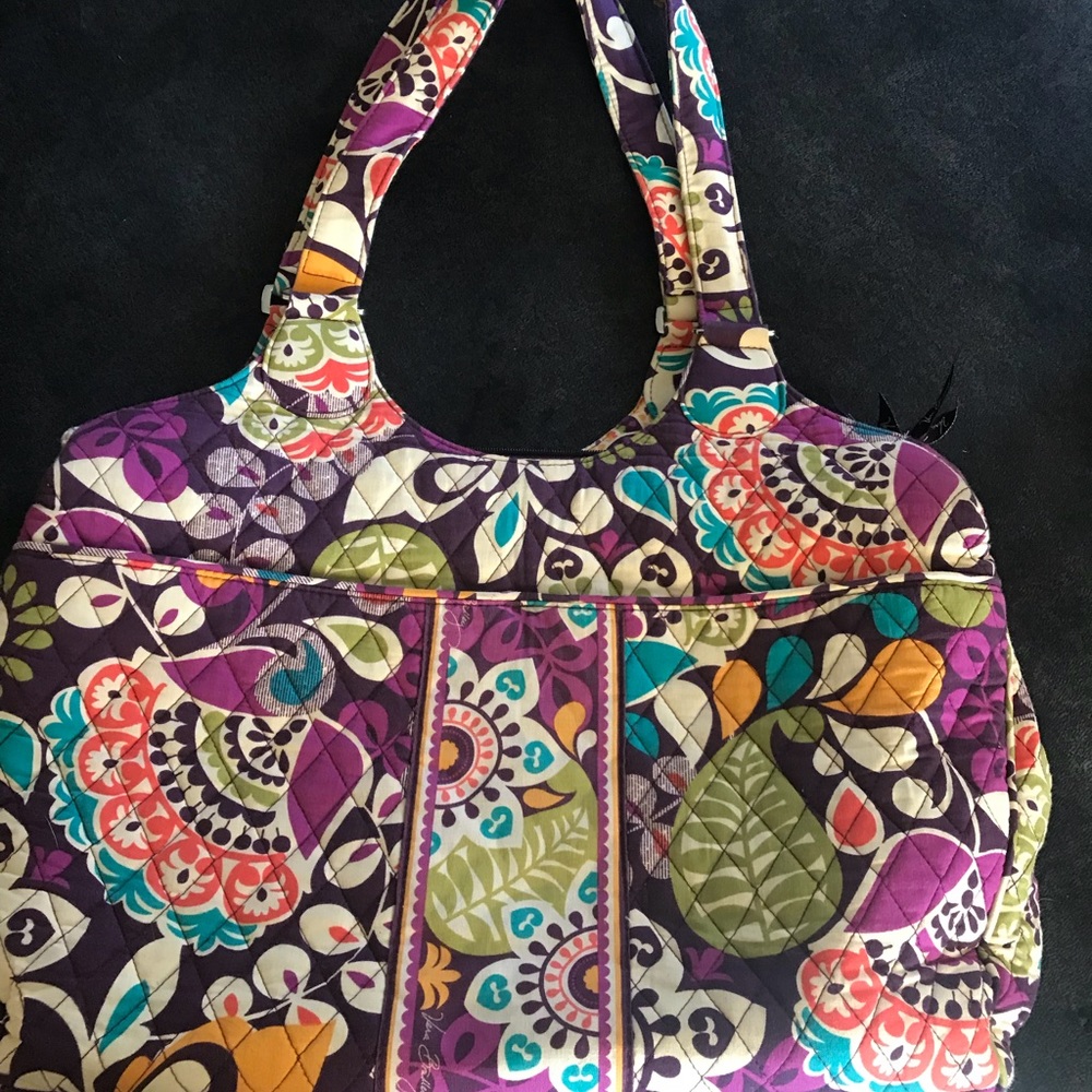 Vera Bradley Plum Crazy Sling Bag